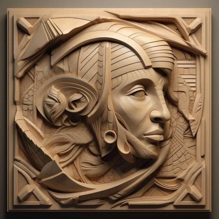 نموذج ثلاثي الأبعاد لآلة CNC 3D Art 